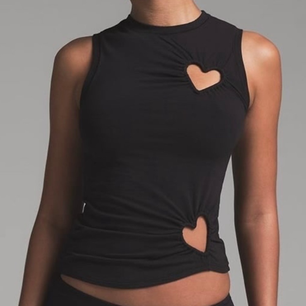 Skims Heart Cotton Jersey Tank